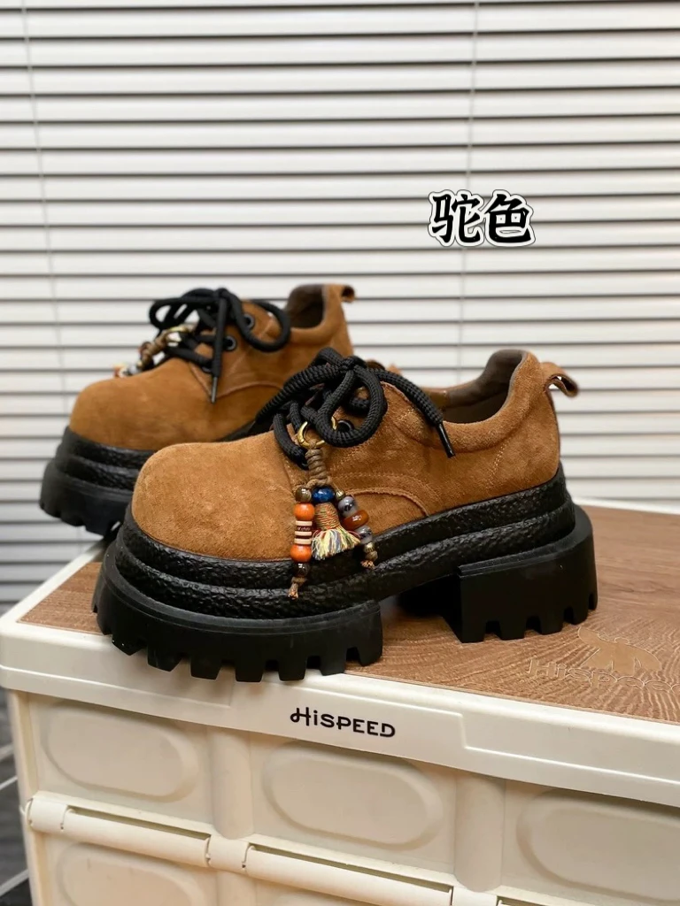 秩序之光~秋款时尚女鞋民族风【丫】