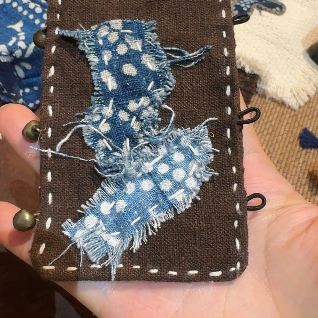 老古布手工铃铛款壶把套