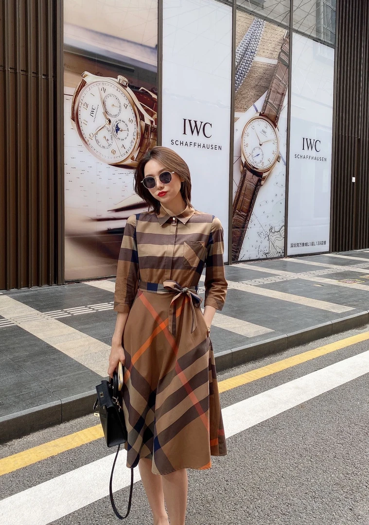 803-女士长袖连衣裙