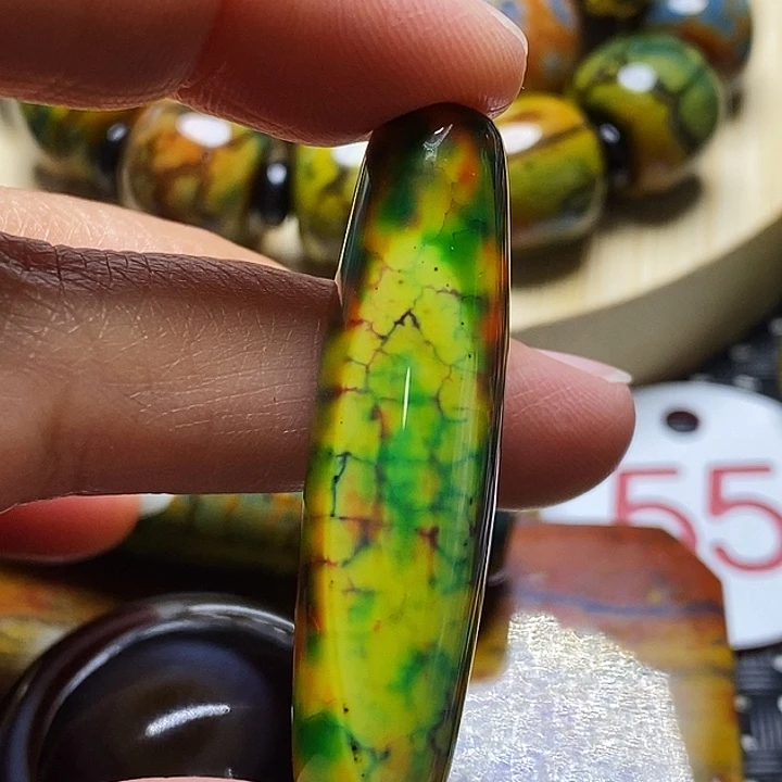 星***火玛瑙/玉髓未镶嵌颈饰