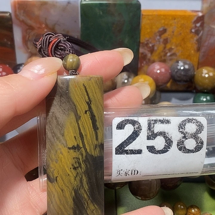 硅化玉未镶嵌天然北票树化玉吊坠