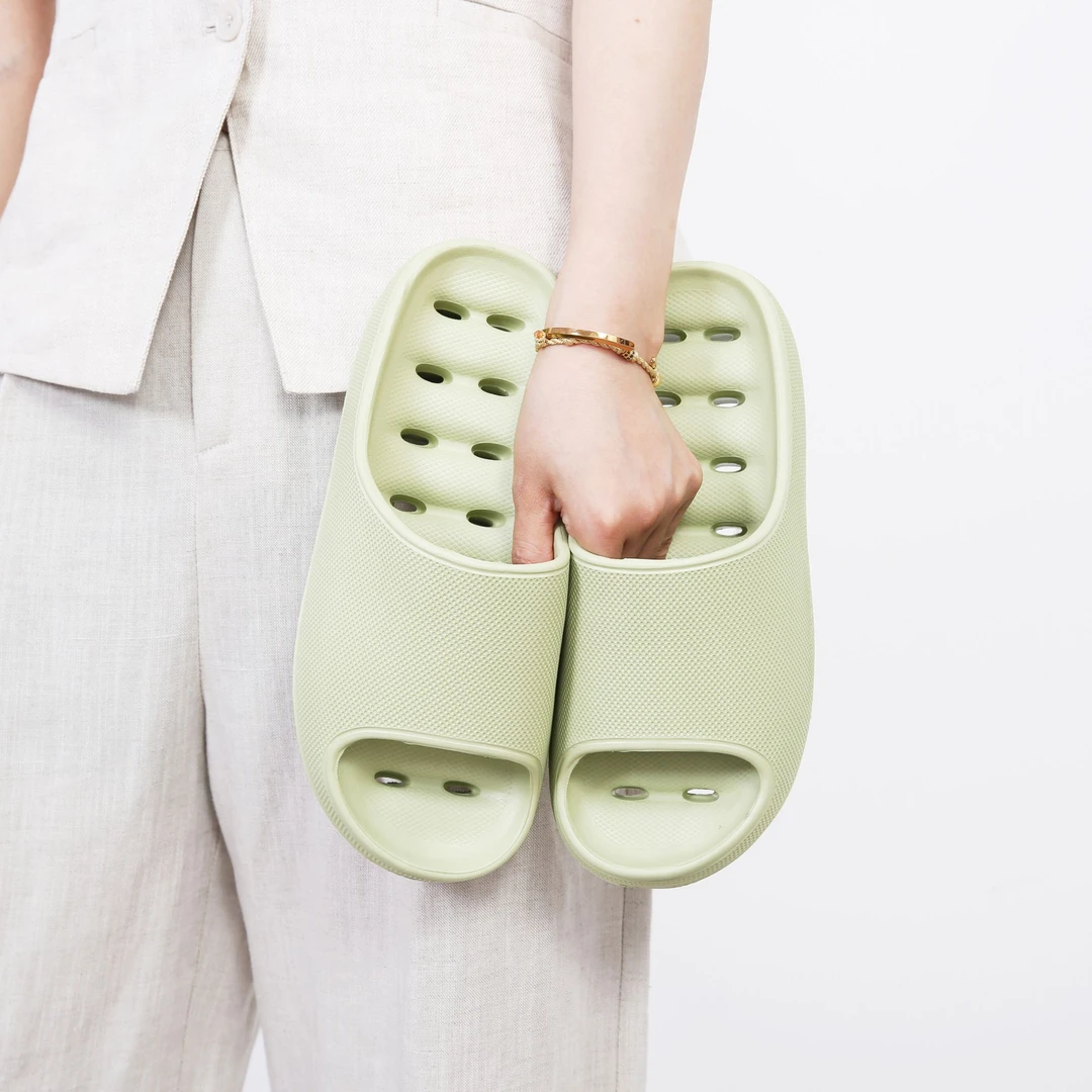 厚底漏水凉拖男女款