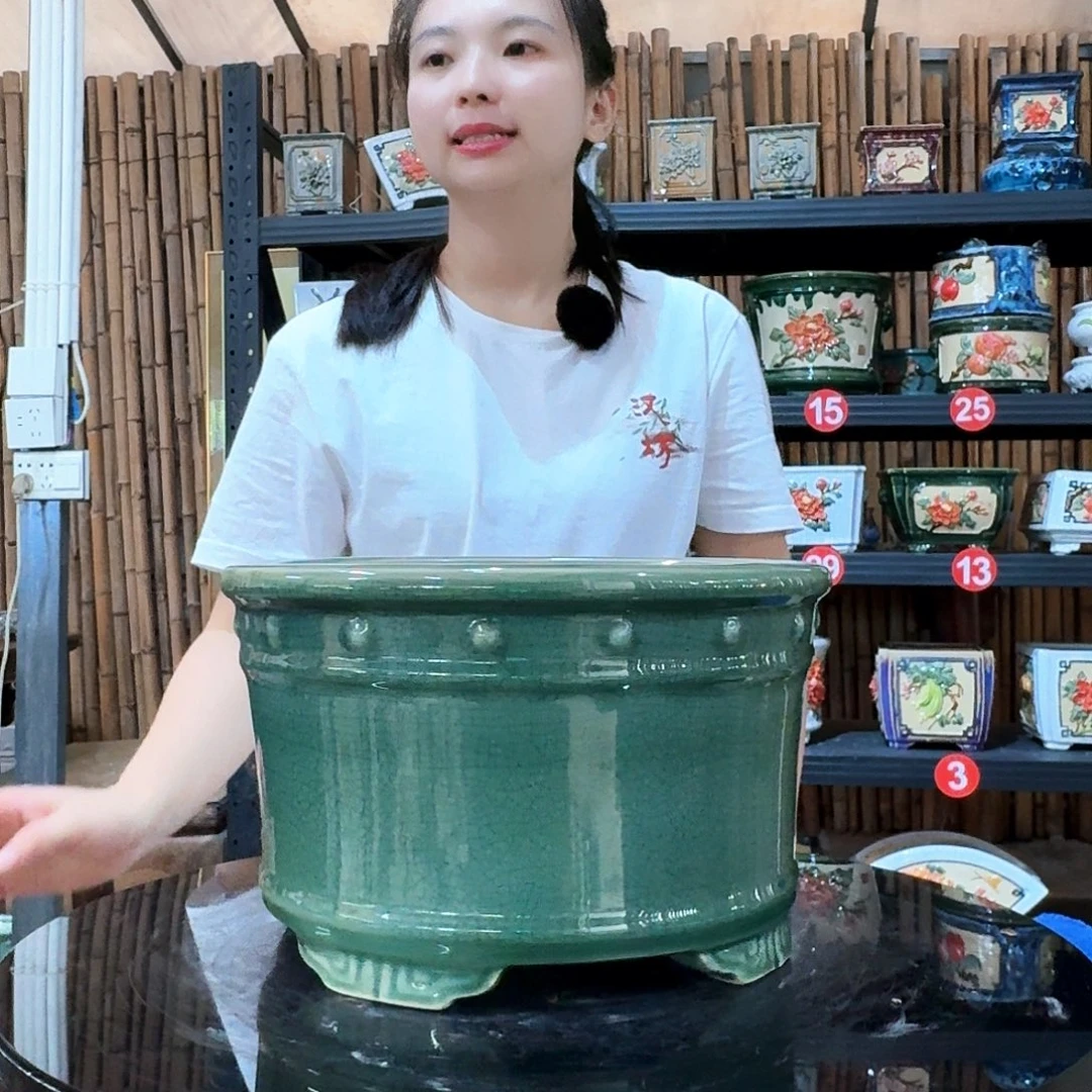 548玉绿瑕疵外口23内深12