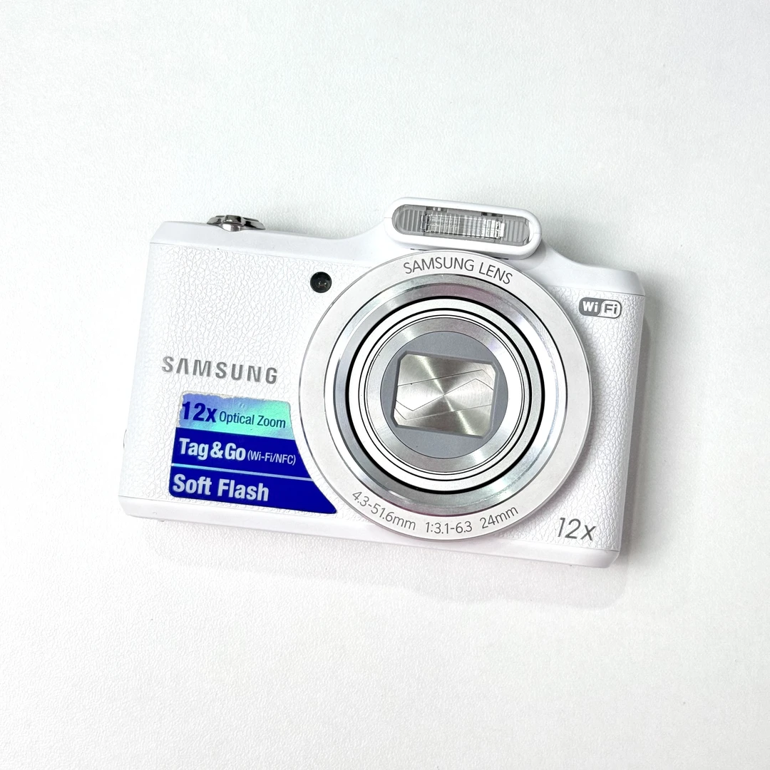 9新 Samsung/三星 WB50F 奶白色 1600W像素冷白清透 不支持试用