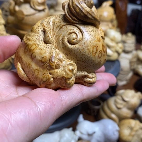 老***种竹手工制作摆件手把老粉漏价