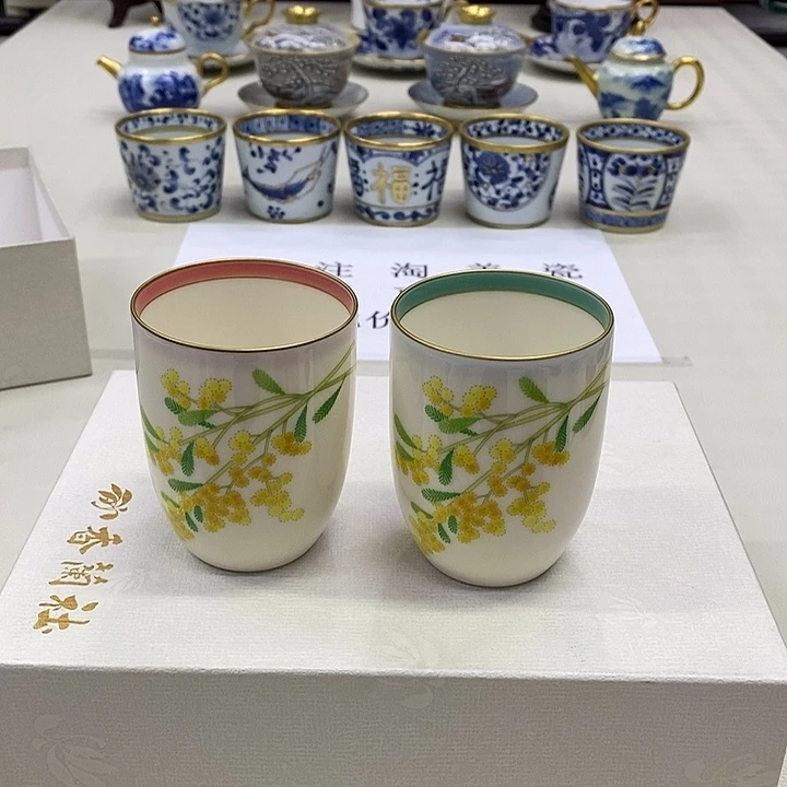 摆件进口瓷器香兰社