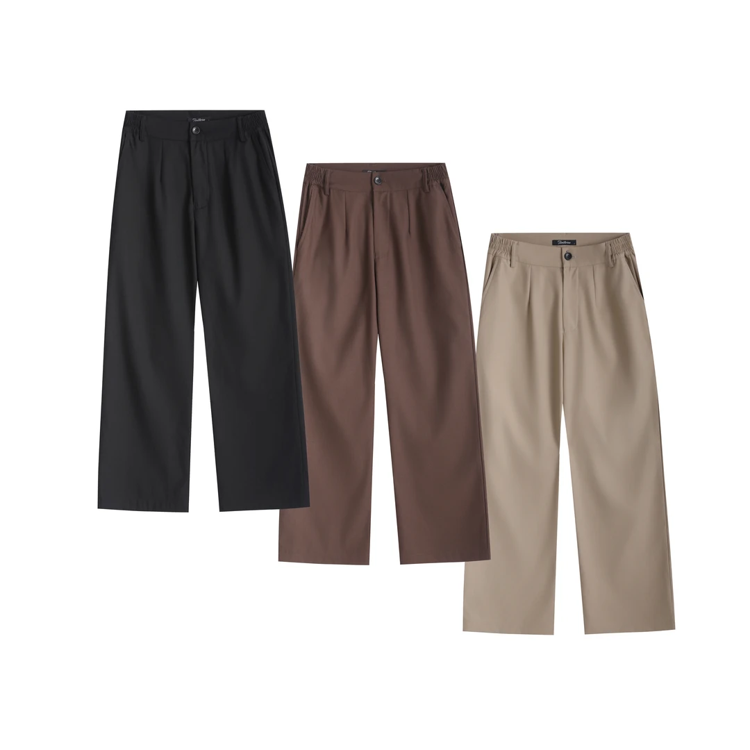 TumBlerine垂坠高级感西裤四季通勤神裤腰头男生包边