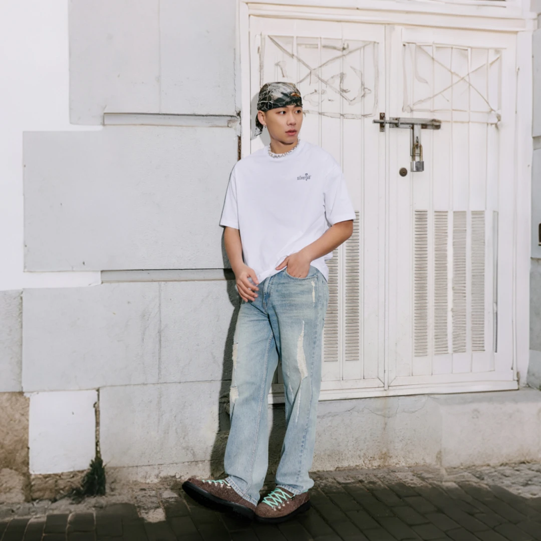 Levi's®SilverTab™25夏季新款男士美式高街针织短袖百搭T恤004GM