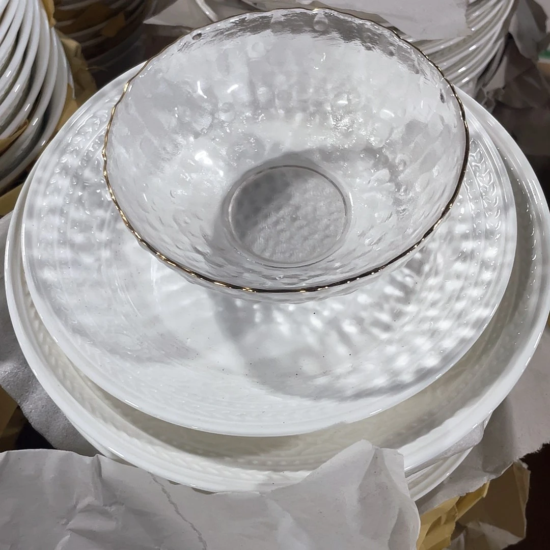 骨瓷…***心金边玻璃碗