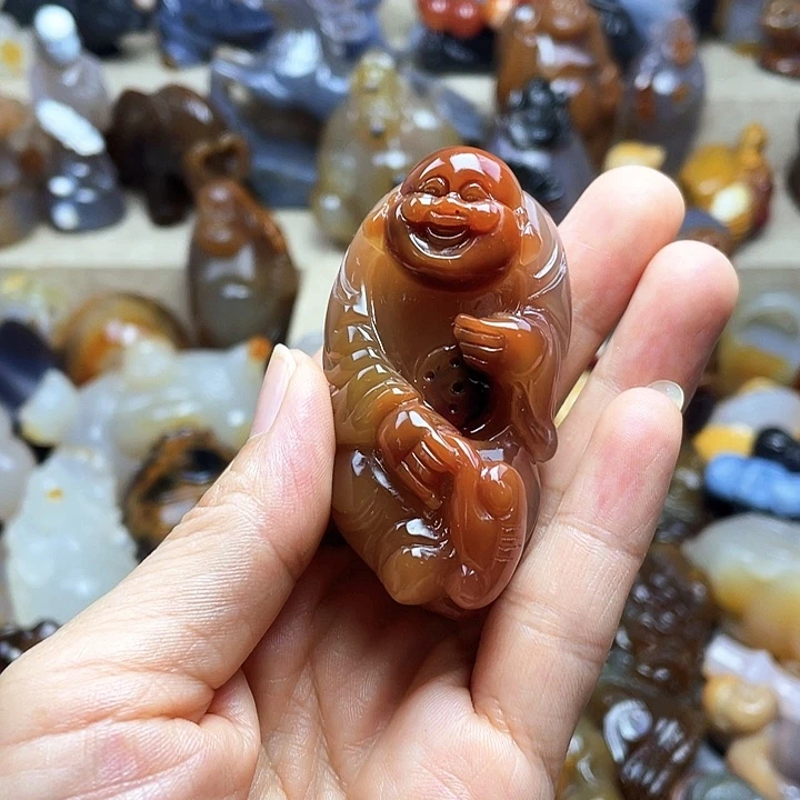 玛瑙/玉髓饰品未镶嵌拾****石