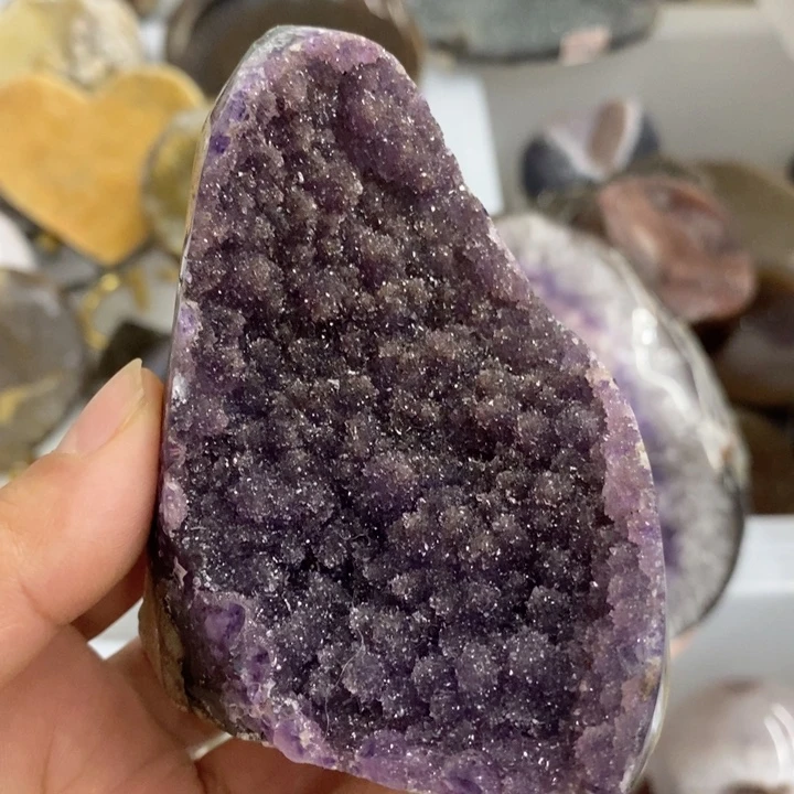 珠宝半成品未镶嵌紫晶