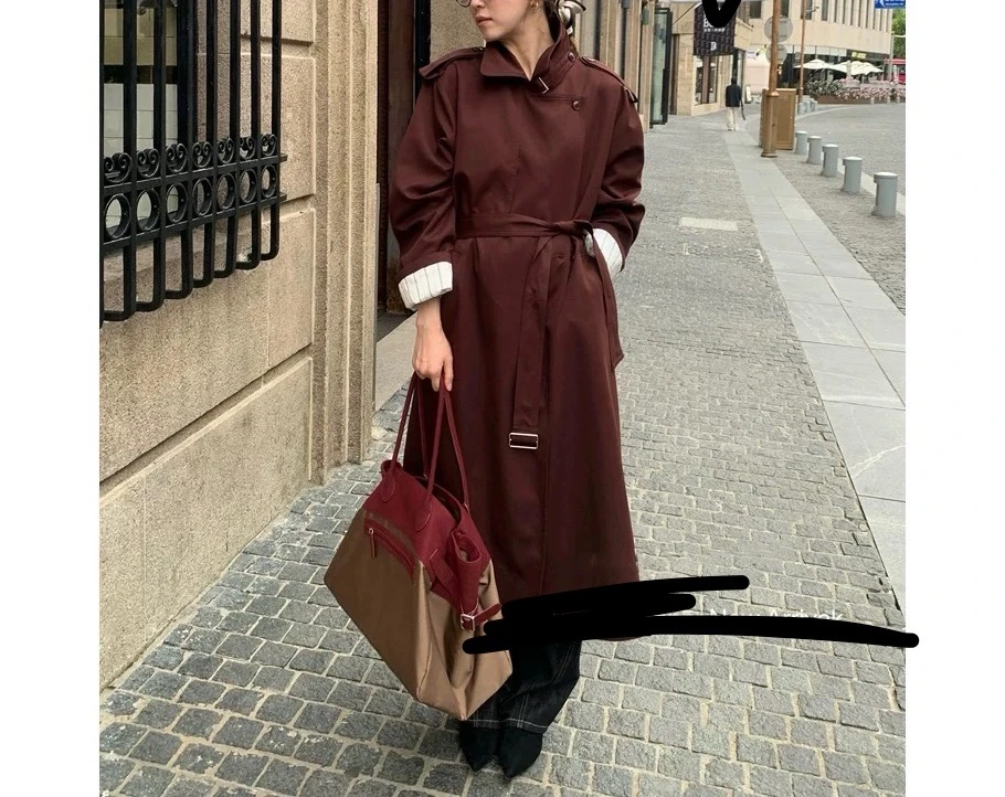 2412长款时尚风衣