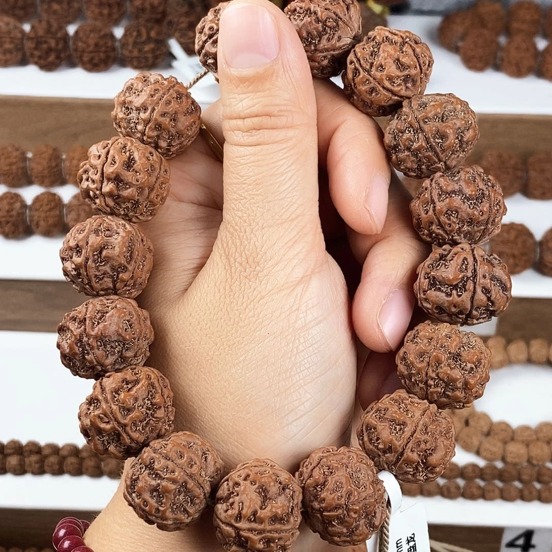 金刚菩提手串原生态精品千金盘龙