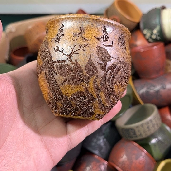 茶杯紫砂全手工紫砂主人杯