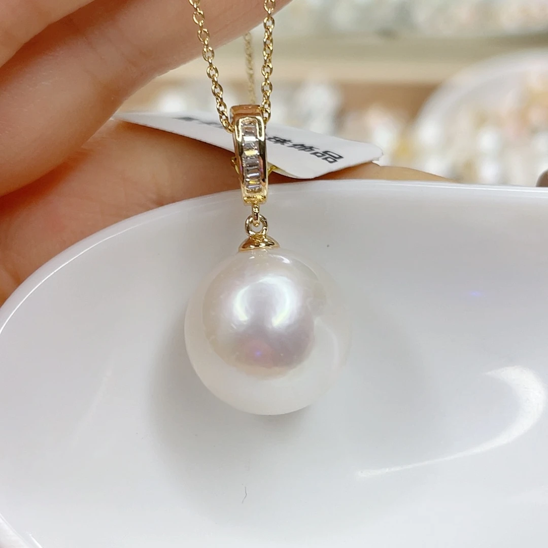 淡水珍珠未镶嵌吊坠(赠链)