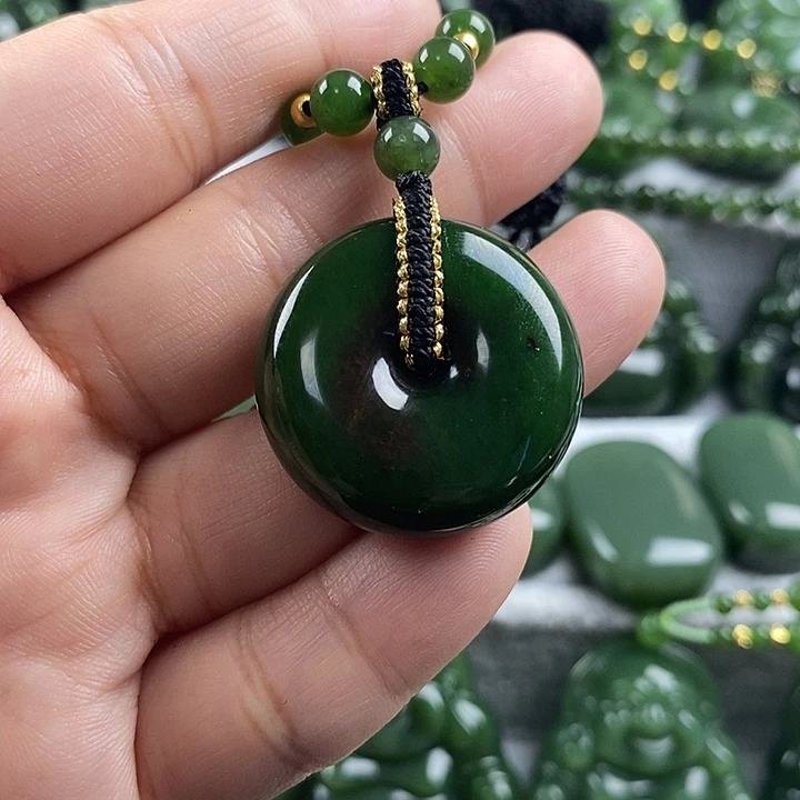 和田玉（碧玉）未镶嵌项链35