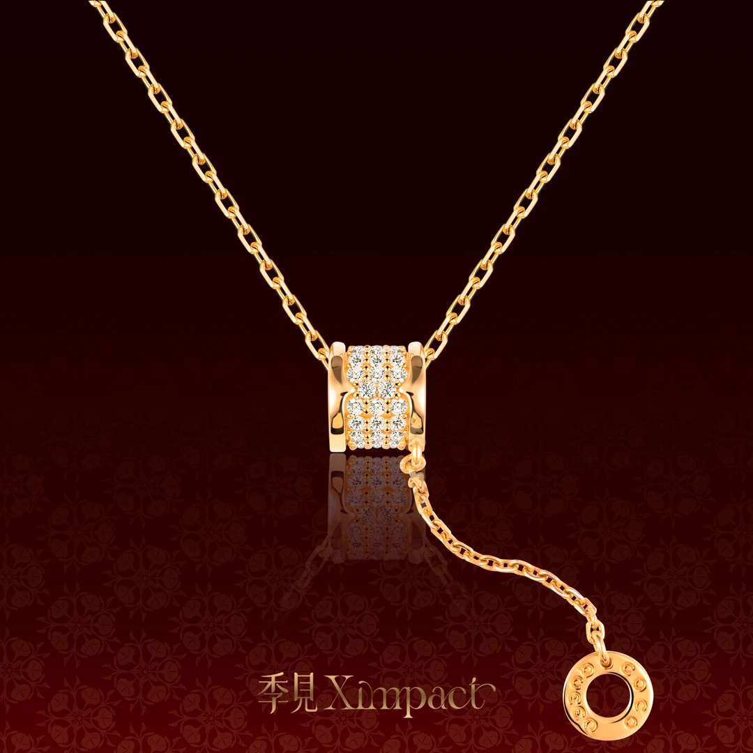 季見 链子925银 星辰系列-哈托尔项链吊坠小蛮腰项链小众设计