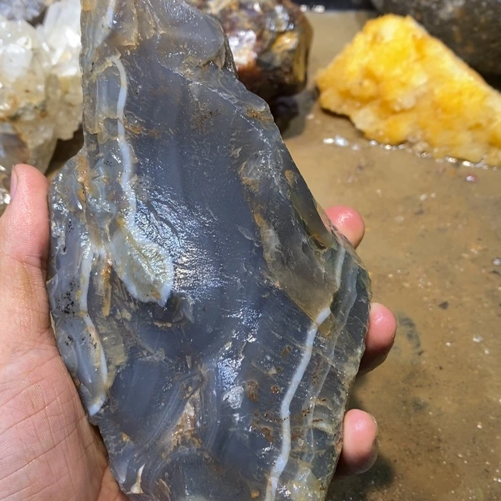 未镶嵌玛瑙/玉髓珠宝半成品