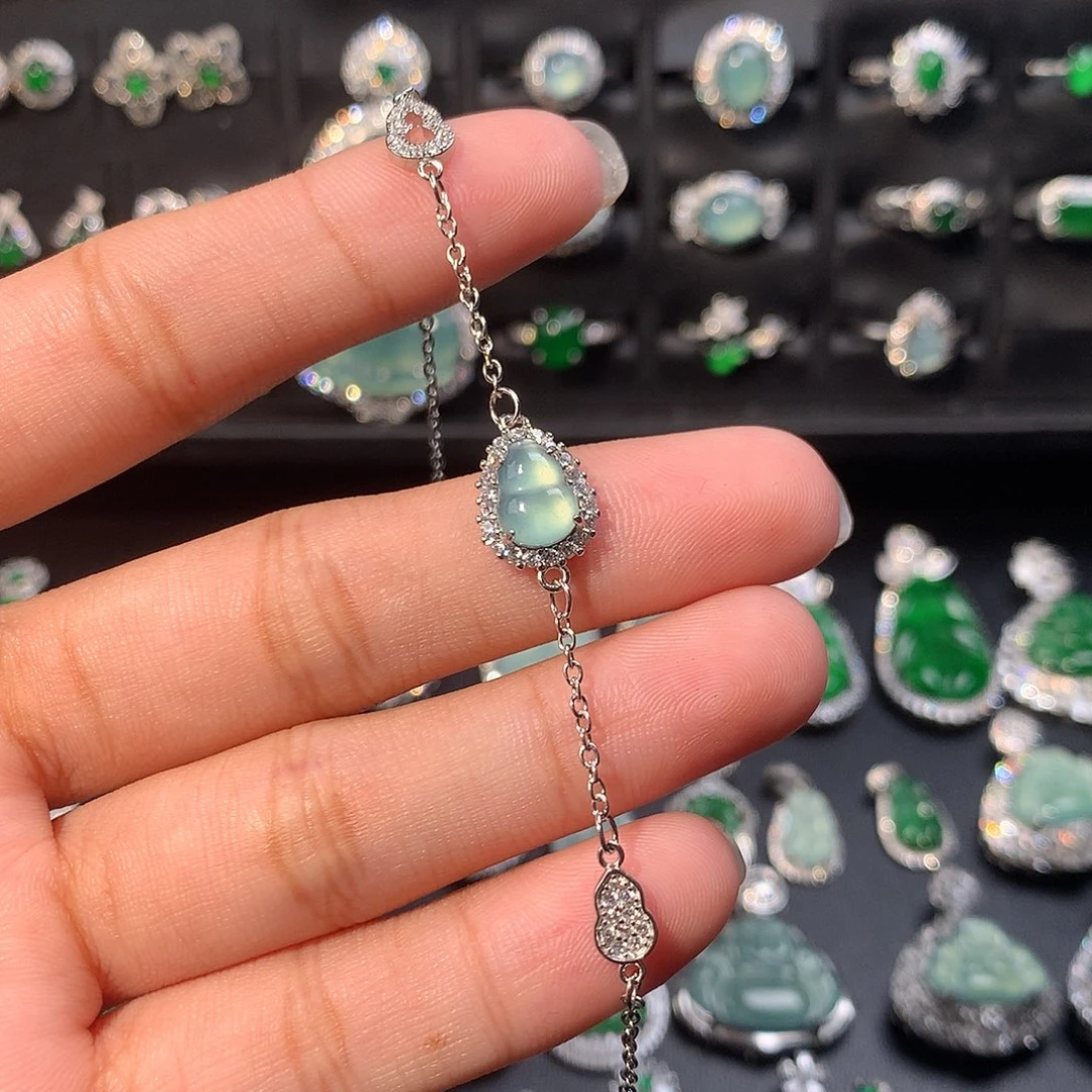 翡翠未镶嵌手链手链