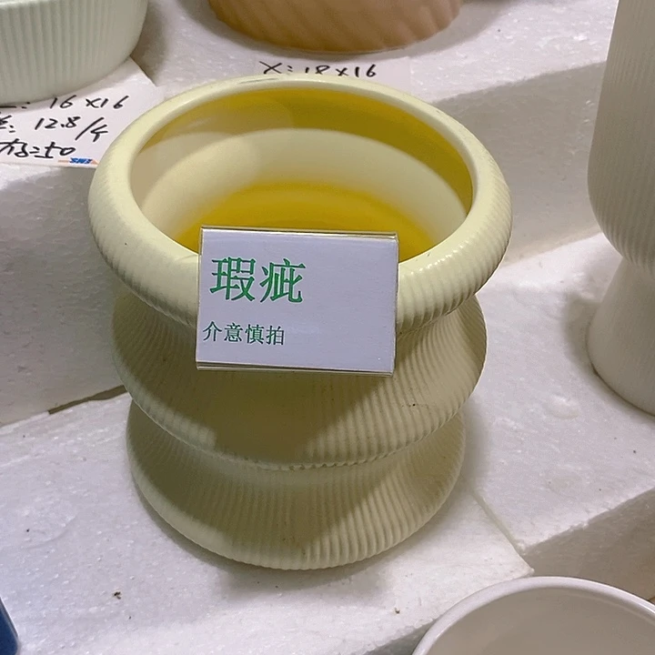 摆件多肉瑕疵盆有孔