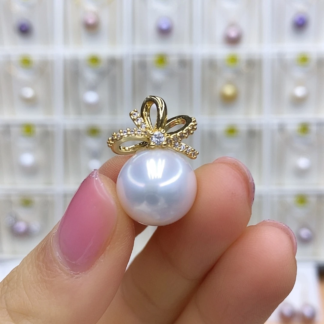 未镶嵌淡水珍珠吊坠(赠链)