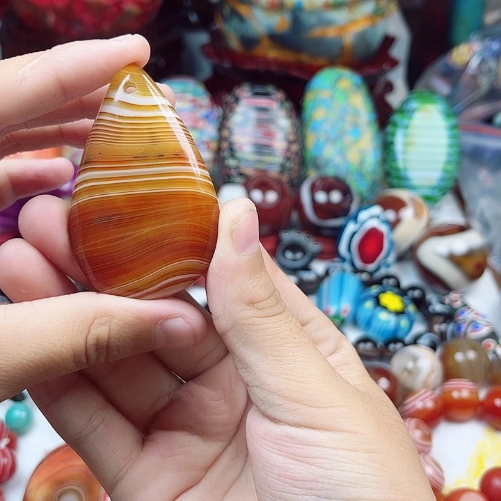 未镶嵌耳饰玛瑙/玉髓