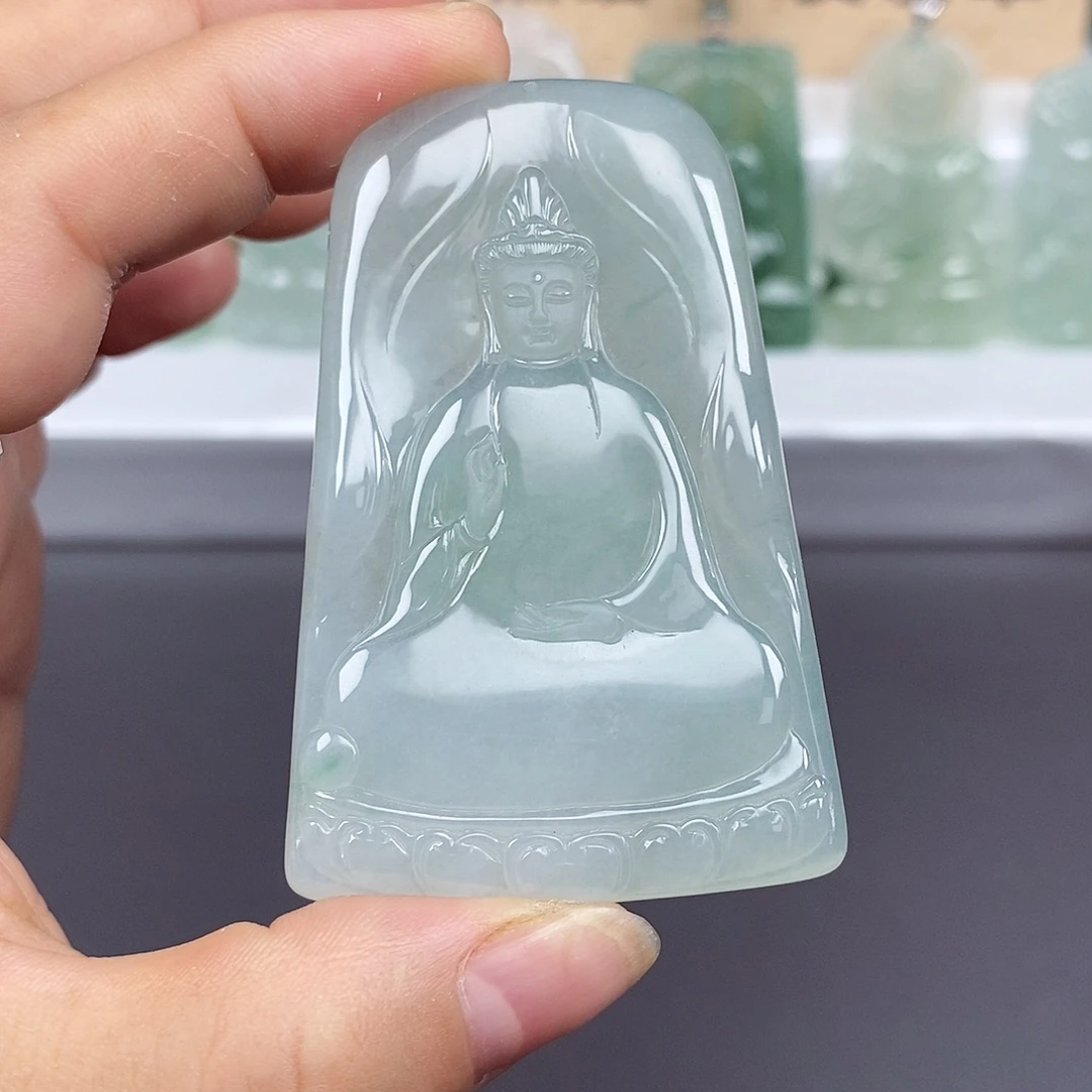 做***n翡翠未镶嵌颈饰翡翠