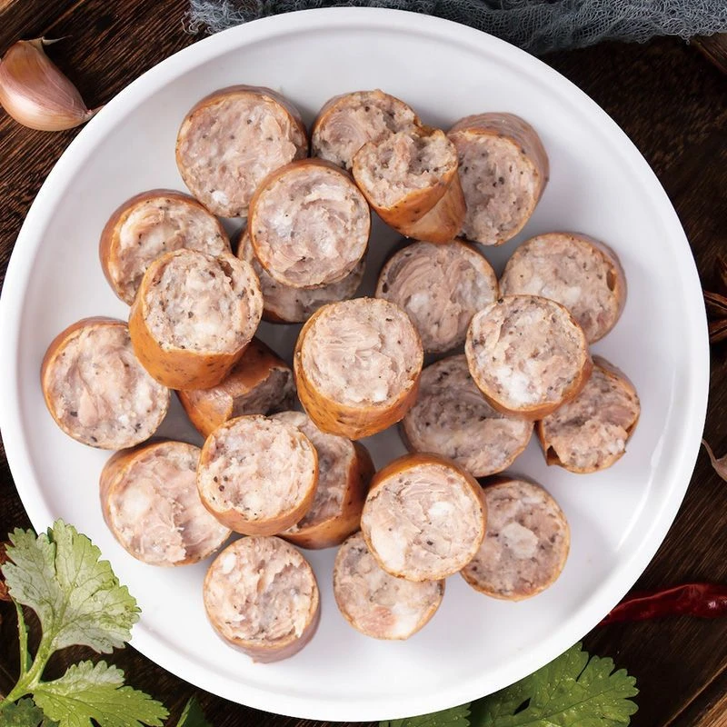 【猪肉手掰】大红门黑椒手掰鲜肉肠190g*5袋