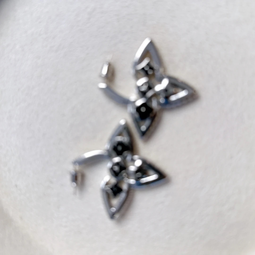 铜合金锆石耳饰 【雨桐轻奢饰品】设计款耳环YT02393