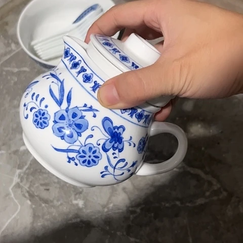 陶瓷手绘随手泡一个