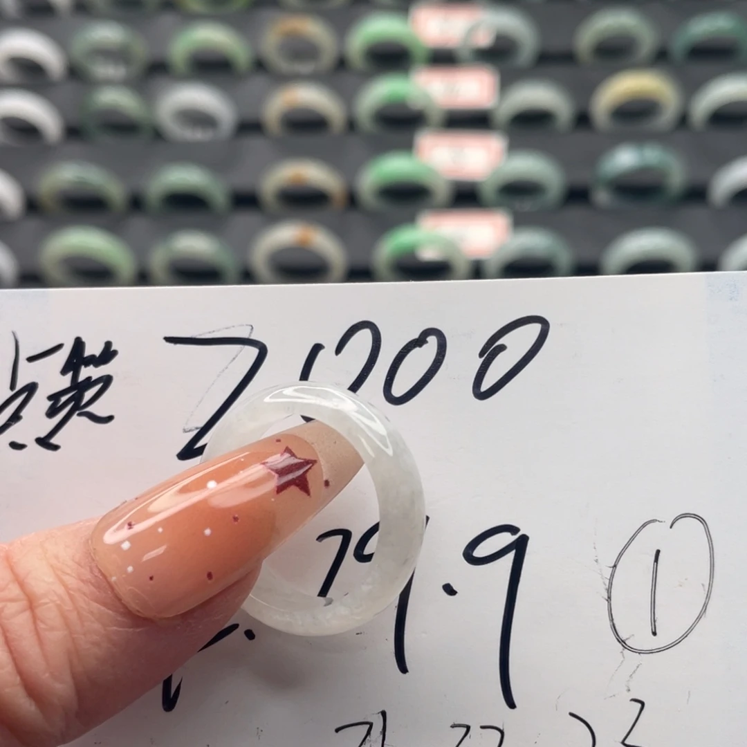 翡翠未镶嵌戒指天然翡翠A货