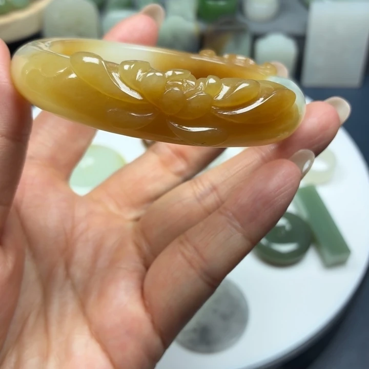 未镶嵌手链和田玉（青玉）