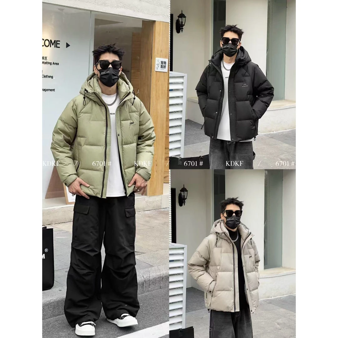 08 冬季滑雪保暖锁温修身男士时尚潮流休闲潮流帅气断码棉外套