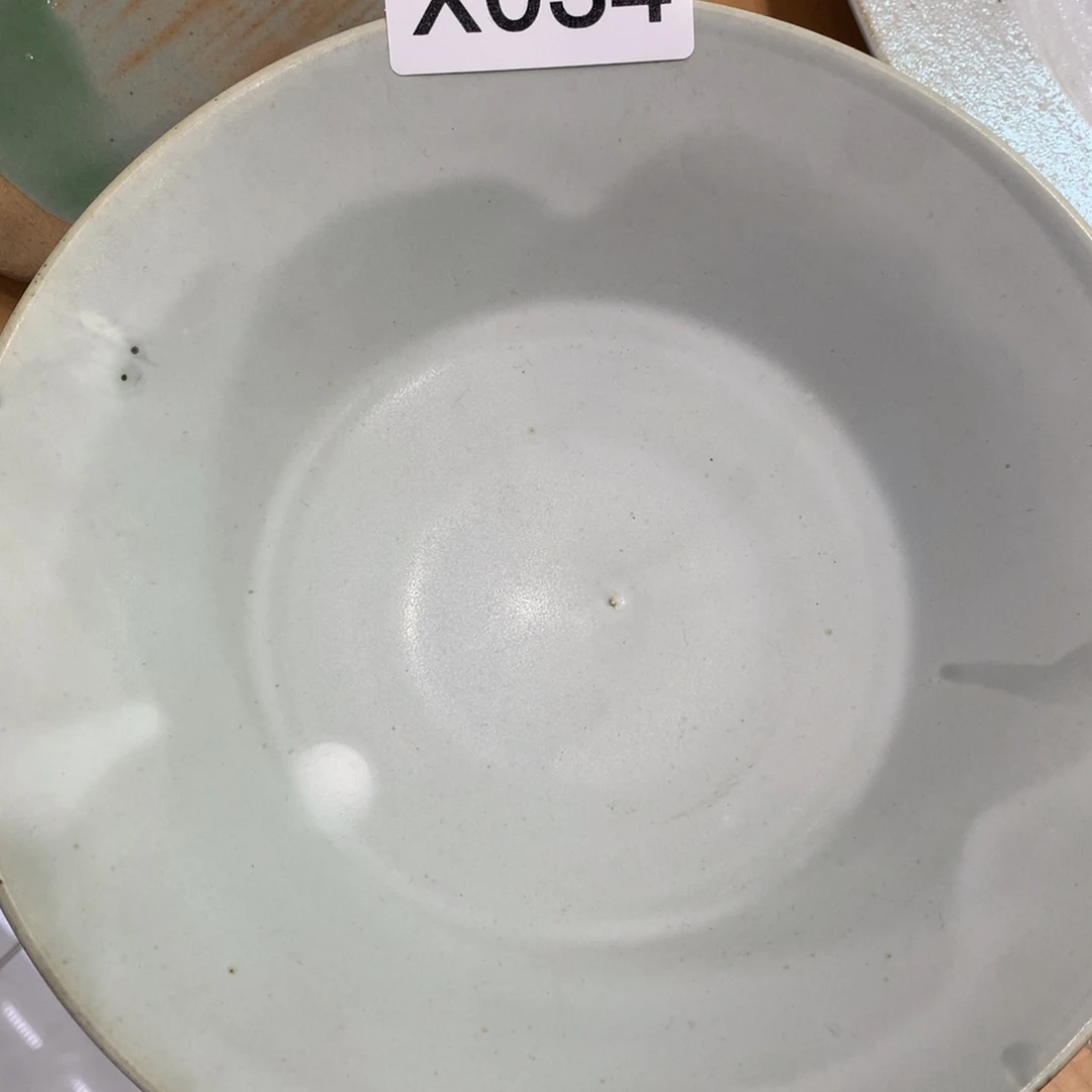 陶景德镇粗陶复古盘碗微瑕