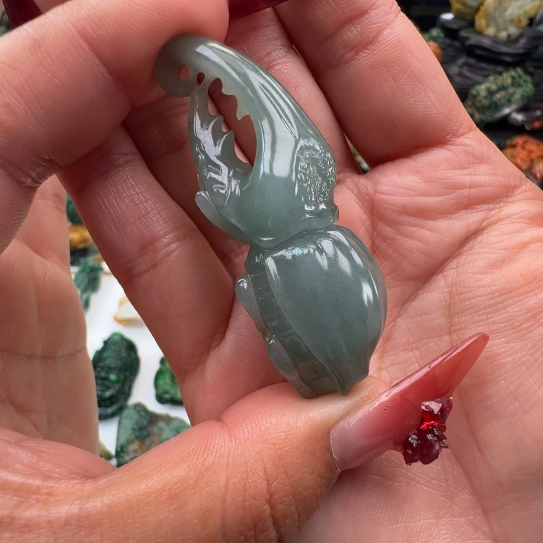 未镶嵌挂件翡翠天然缅甸