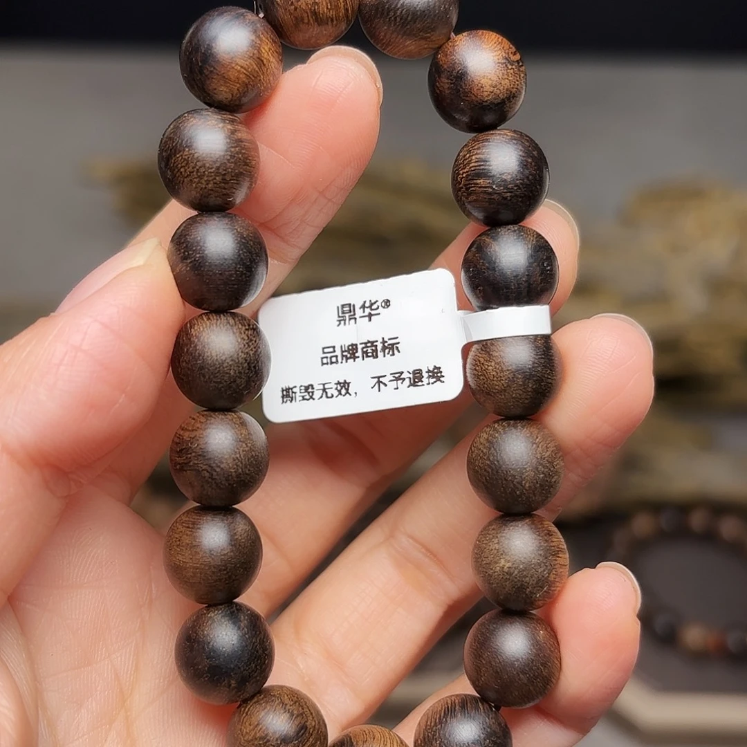 手串沉香越南芽庄瘤疤黄棋楠1.0单圈