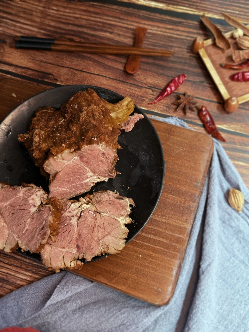 享广珍草原牧场直发开袋即食酱牛肉健身熟食