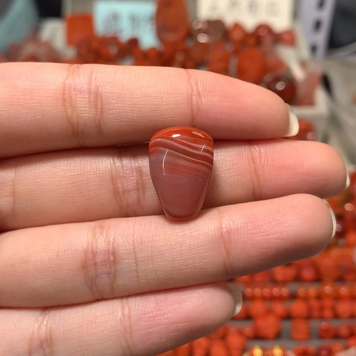 【闪购商品】未镶嵌12m m+特色三通南红玛瑙