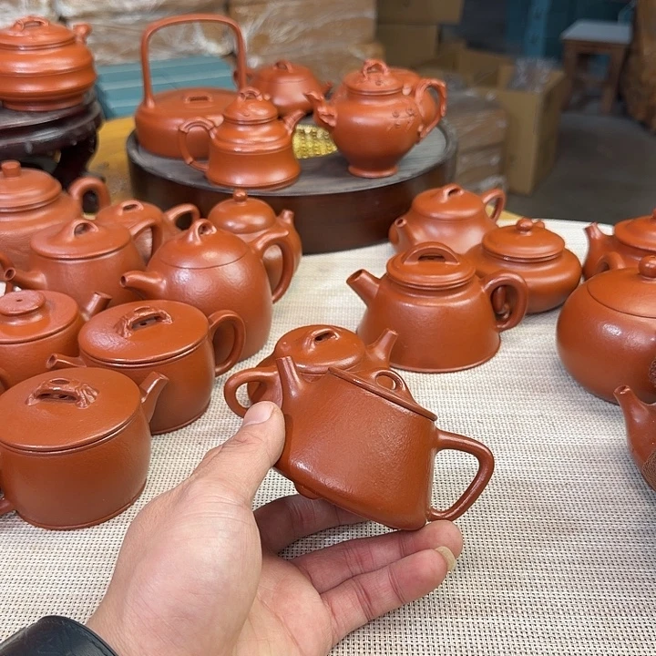 A***u紫砂壶全手工制作高瓢