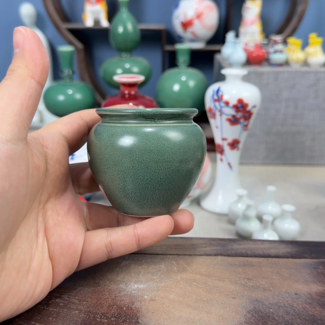 陶瓷手工小花器摆件