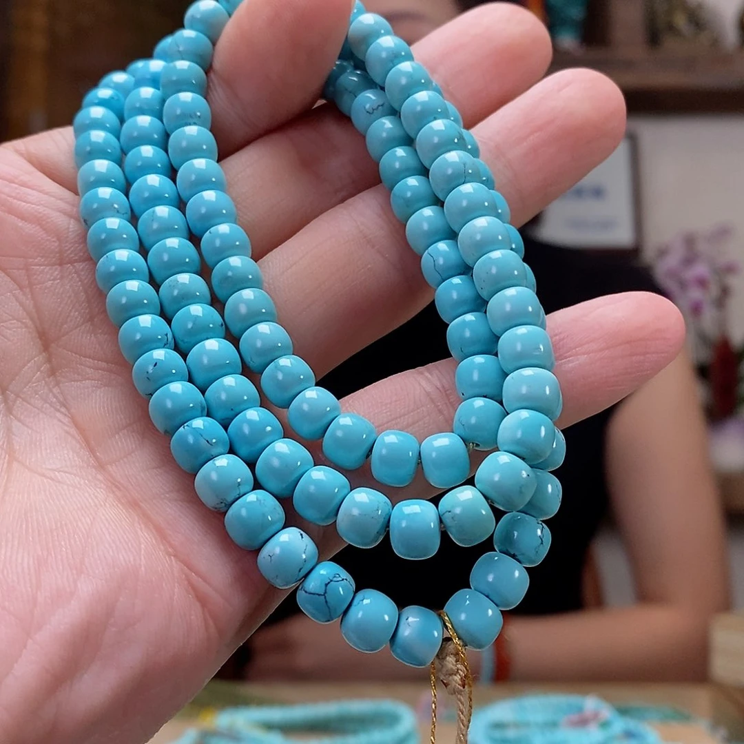 未镶嵌绿松石珠宝奇石糖*