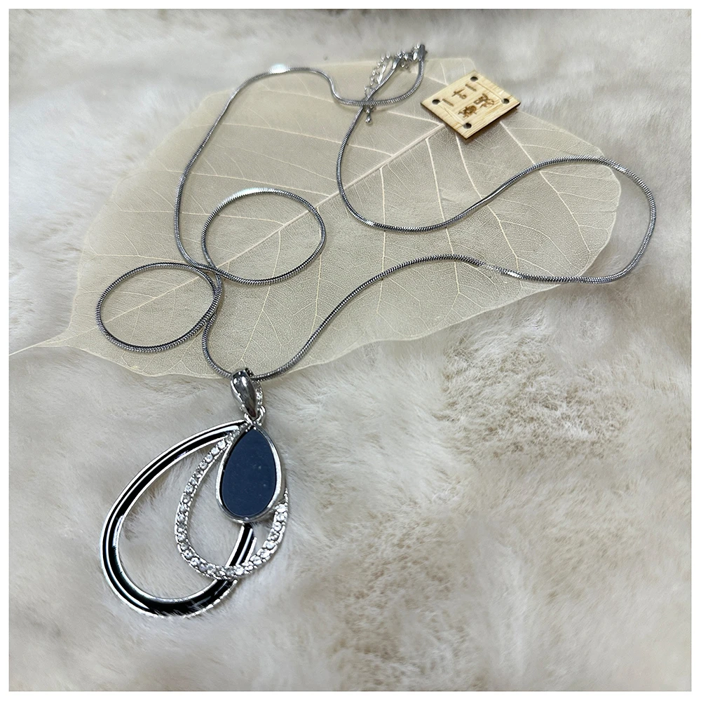 钛钢仿珍珠项链 SS802女士时尚百搭项链