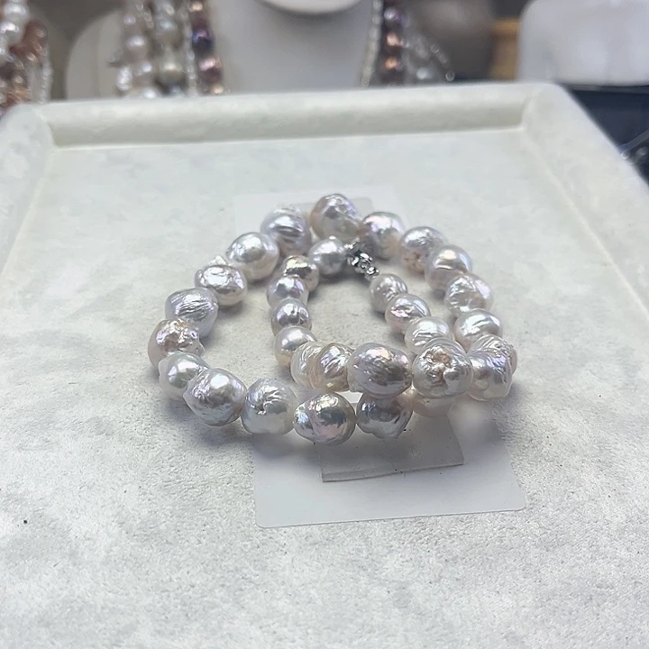 淡水珍珠未镶嵌项链【纯恬】