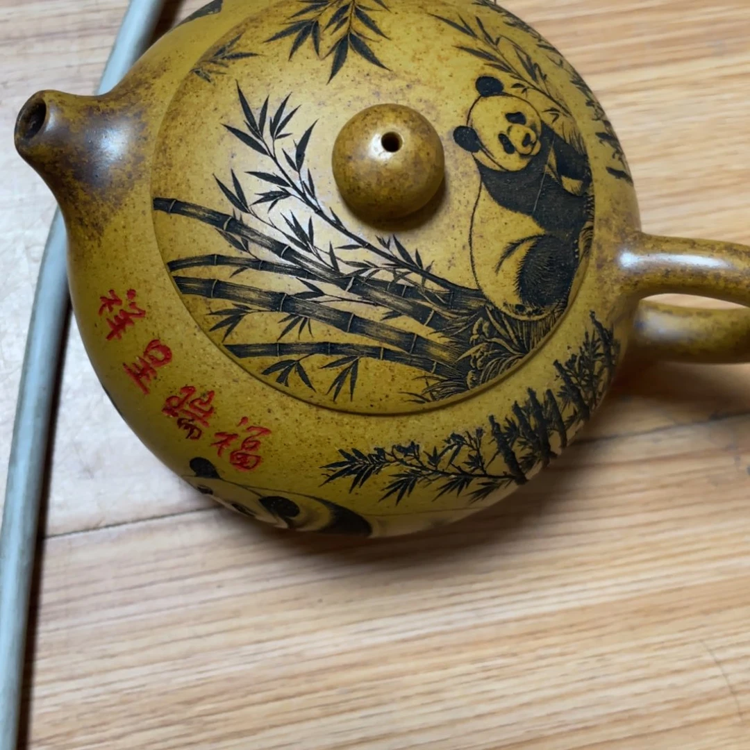 海***哥底槽青茶壶紫砂艺术作品