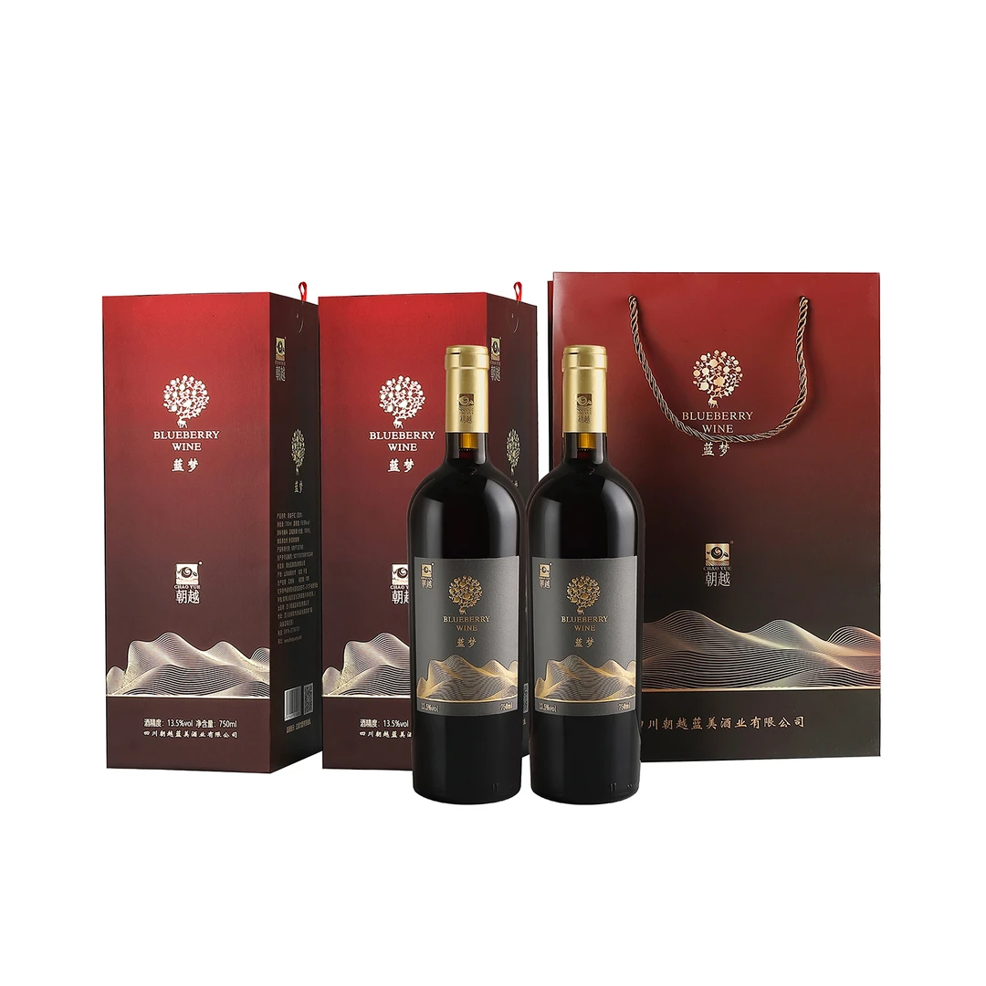 朝越【蓝莓红酒13.5度】口感醇厚