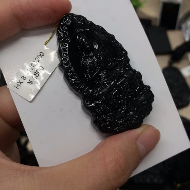 天然a货钢琴黑挂件