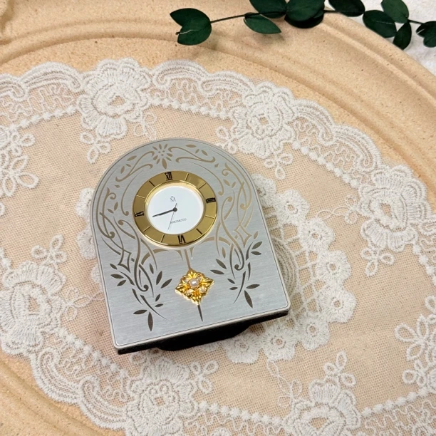 90新 【六六中古】孤品精美珍珠摆件表aa5876