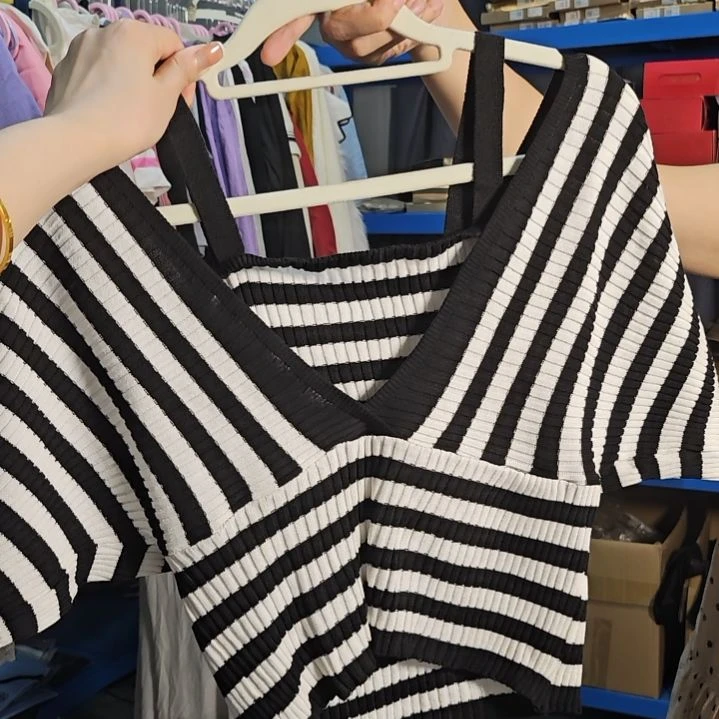 棉涤黑白条纹999999