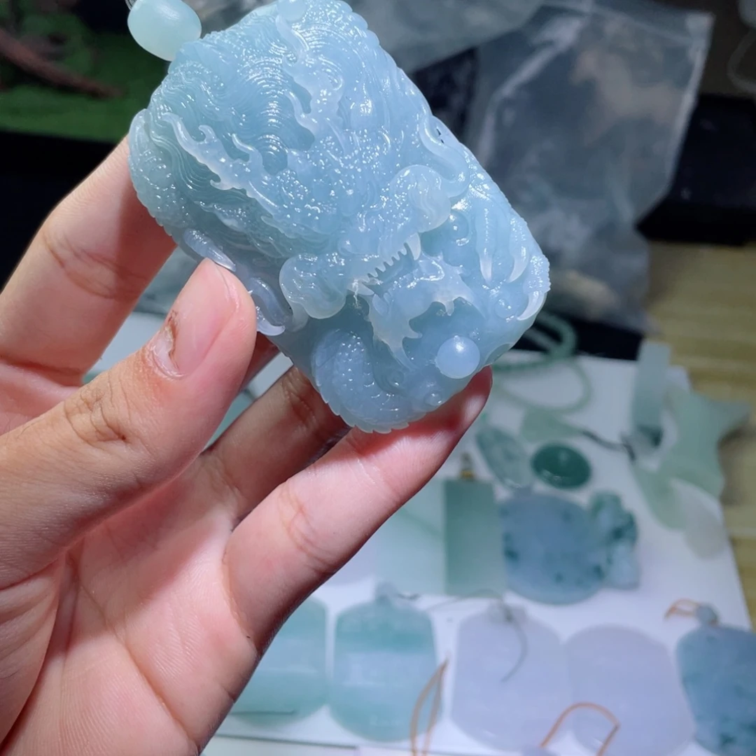 定制翡翠未镶嵌玖*玖