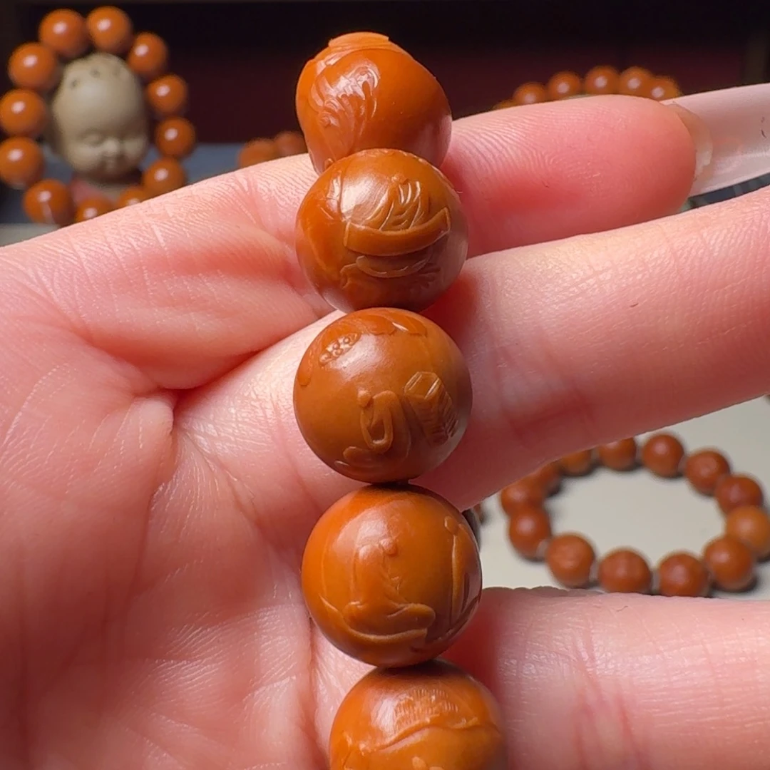 橄榄核手串/手链清*手工无相